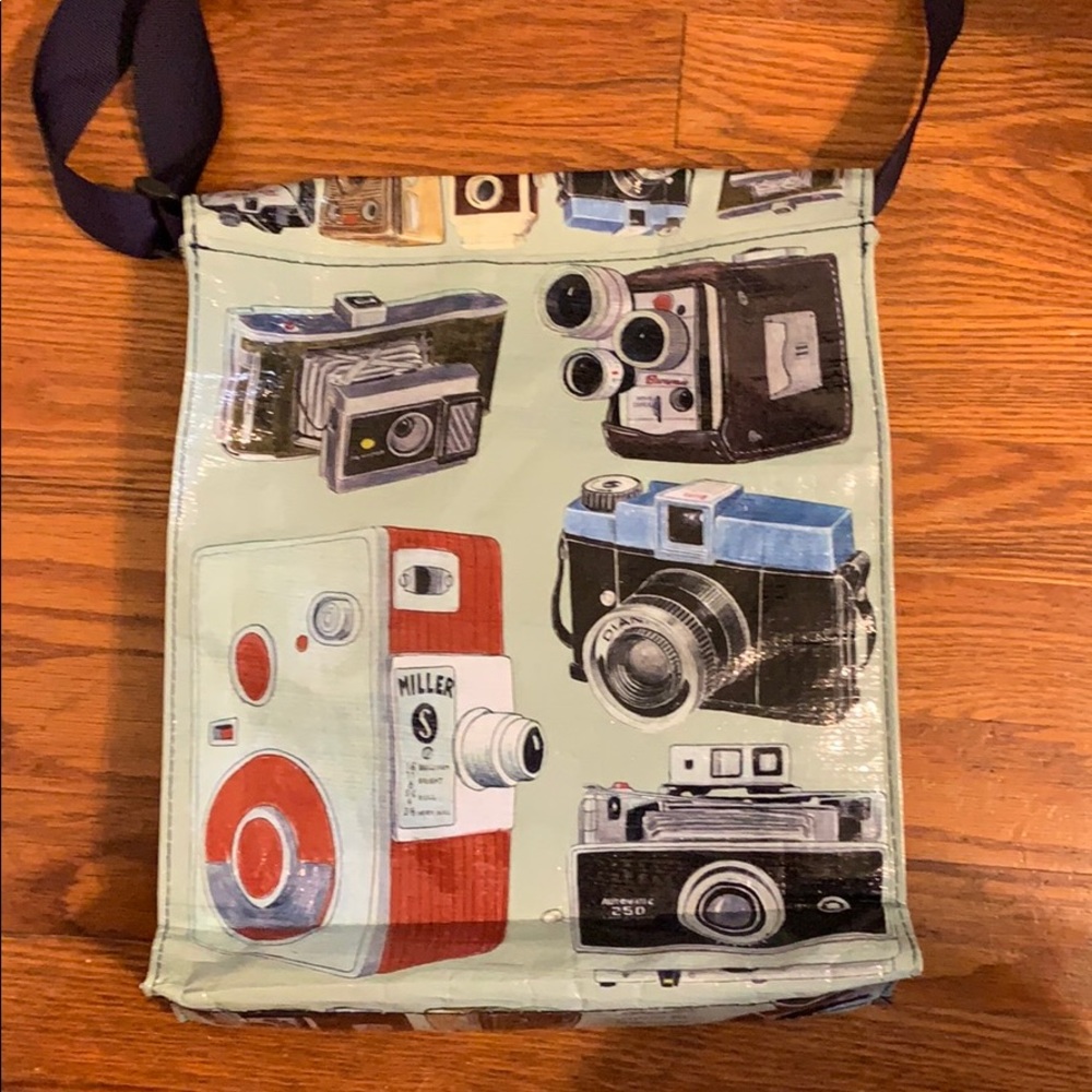 Vintage Camera Shoulder tote